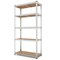 Costway 5 Tier Adjustable Garage Shelving Unit with 2000 lbs Max Load for Warehouse Black/Grey/Blue/Silver